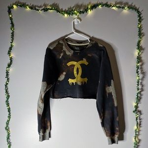 Chanel Bleached Crop Top